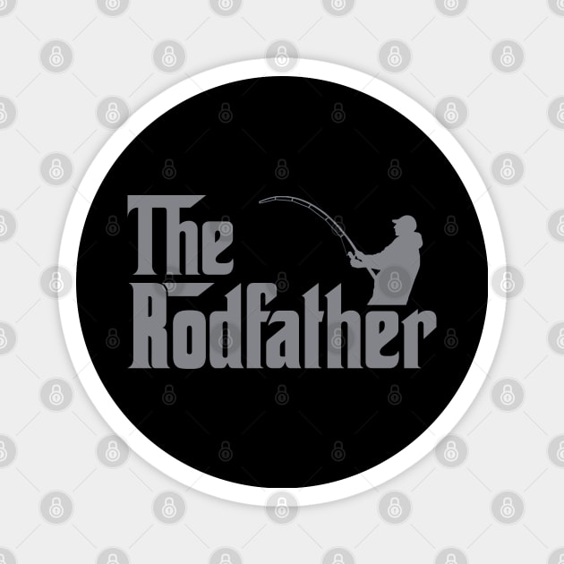 The Rodfather Fishing Magnet by DragonTees